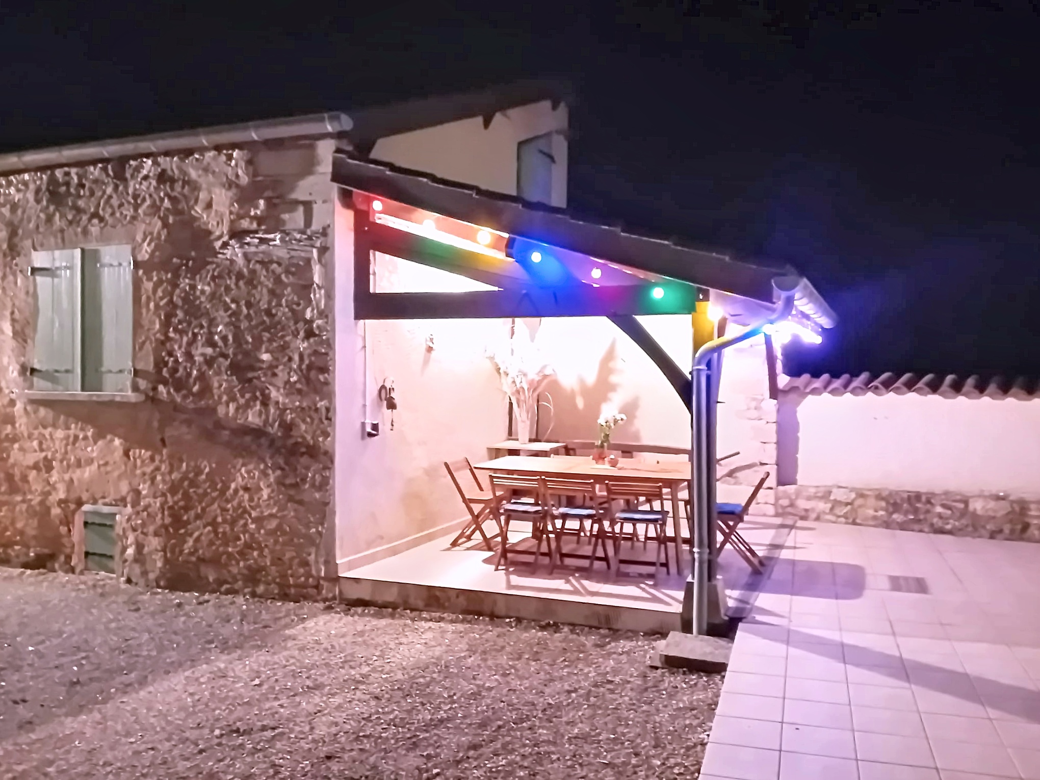 Preau et repas exterieur